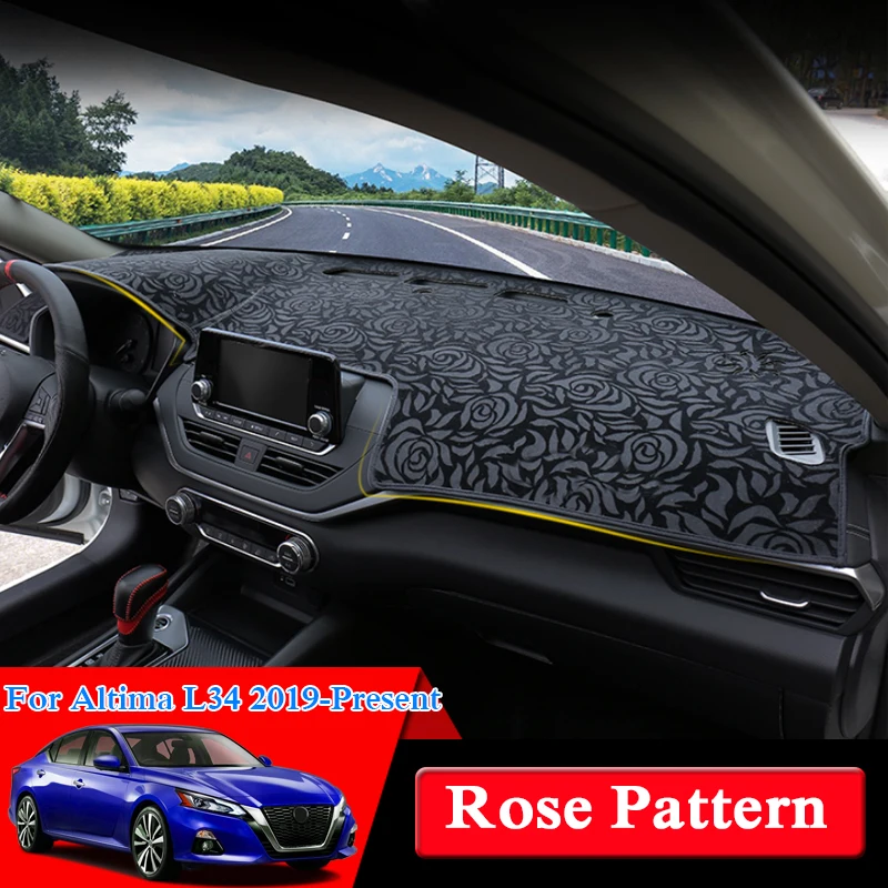 QCBXYYXH For Nissan Altima L34 2019 Rose Pattern Dashboard Mat Protective Interior Photophobism Pad Shade CushionCar Styling
QCBXYYXH For Nissan Altima L34 2019 Rose Pattern Dashboard Mat Protective Interior Photophobism Pad Shade CushionCar Styling