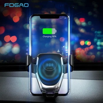10W Qi Wireless Charger Car Mount Automatic Gravity Air Vent Phone Holder Fast Charging for iPhone 11 XS XR X 8 Samsung S10 S9
10W Qi Wireless Charger Car Mount Automatic Gravity Air Vent Phone Holder Fast Charging for iPhone 11 XS XR X 8 Samsung S10 S9
