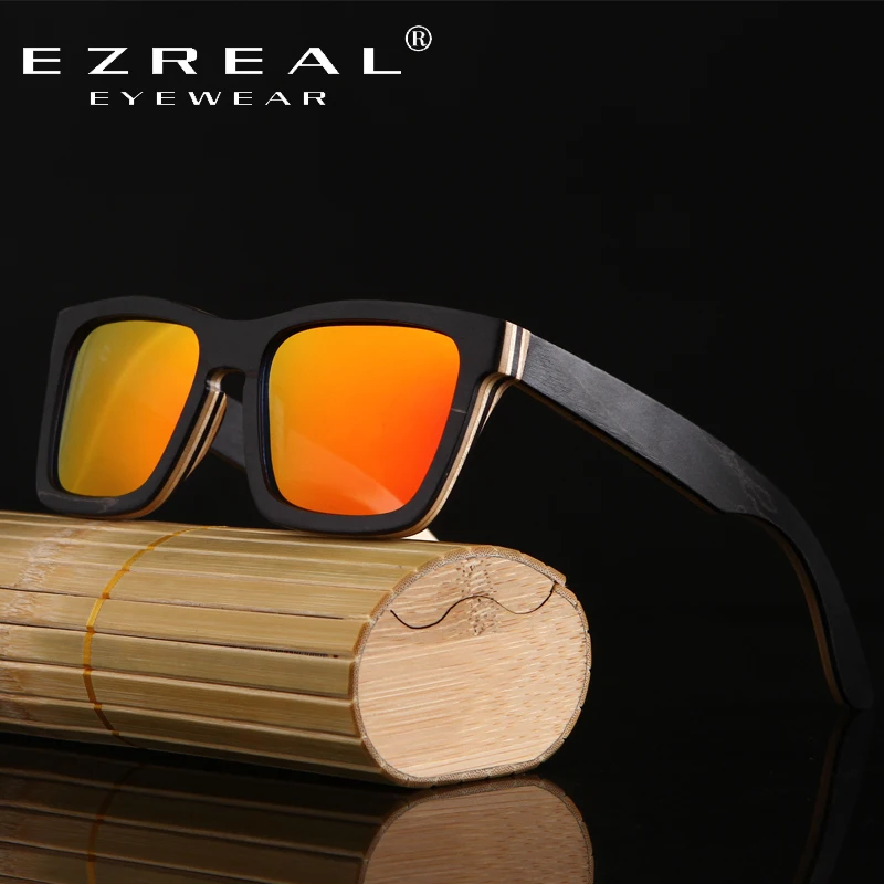 EZREAL Wood Sunglasses Men bamboo Sunglasses Retro Vintage Polarized Sunglasses Women Brand Designer Oculos De Sol Masculino
EZREAL Wood Sunglasses Men bamboo Sunglasses Retro Vintage Polarized Sunglasses Women Brand Designer Oculos De Sol Masculino
