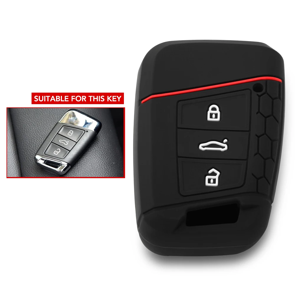 Silicone Key Case Cover For VW PASSAT B8 For Skoda Kodiaq Superb A7 2015 2016 2017 2018 2019 2020 Keyless Fob Shell Skin Holder
Silicone Key Case Cover For VW PASSAT B8 For Skoda Kodiaq Superb A7 2015 2016 2017 2018 2019 2020 Keyless Fob Shell Skin Holder