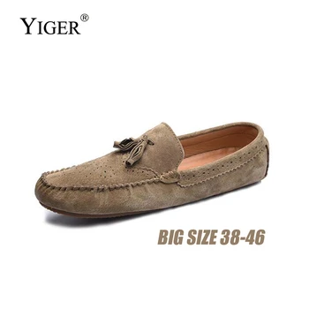 YIGER New Men Peas shoes Pigskin man Loafers slip-on Man Boat shoes Casual Lazy shoes Big Size 38-46 Breathable Male 0260
YIGER New Men Peas shoes Pigskin man Loafers slip-on Man Boat shoes Casual Lazy shoes Big Size 38-46 Breathable Male 0260