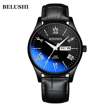 JENISES 9999 New Men Quartz Casual Wristwatches Resistant Leather/Steel Strap 30M Waterproof Male Watches Relogio Masculino
JENISES 9999 New Men Quartz Casual Wristwatches Resistant Leather/Steel Strap 30M Waterproof Male Watches Relogio Masculino
