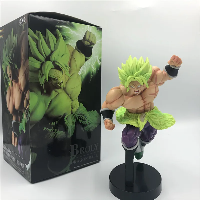 New Dragon Ball Z Super Broly Full Power Green Hair Movie Ver. VS Goku Broli Super Saiyan Form PVC Action Figure DBZ Model
New Dragon Ball Z Super Broly Full Power Green Hair Movie Ver. VS Goku Broli Super Saiyan Form PVC Action Figure DBZ Model