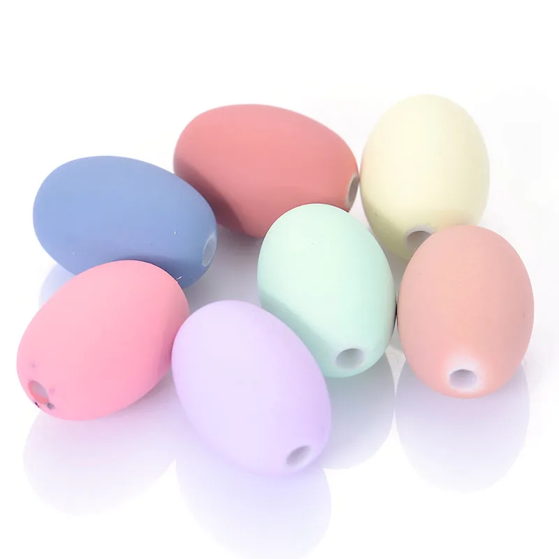 Satin Rubberized Spacer Loose Beads Oval Shape 13*18mm For Diy Women Bracelet Jewelry Making Accessories
Satin Rubberized Spacer Loose Beads Oval Shape 13*18mm For Diy Women Bracelet Jewelry Making Accessories