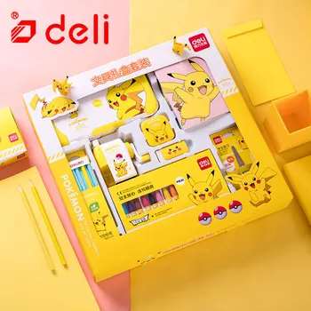 Deli Pokemon Stationery Set Student Stationery Pencil/Pencil Sharpener/Notebook/Color Pencil Learning Kits School Supplies
Deli Pokemon Stationery Set Student Stationery Pencil/Pencil Sharpener/Notebook/Color Pencil Learning Kits School Supplies