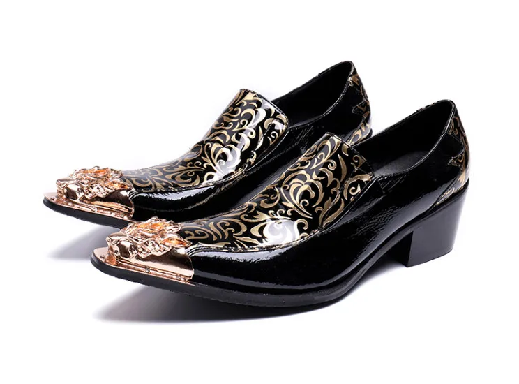 Trendy Fashion Personality Sets Toe Height Increase Men's Shoes Trade Leather Casual Hairdresser Banquet Low tide shoes
Trendy Fashion Personality Sets Toe Height Increase Men's Shoes Trade Leather Casual Hairdresser Banquet Low tide shoes