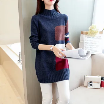 Autumn Winter Turtleneck Sweater Women Mixed colors New Design Thick Tricot Women Sweater And Pullover Female Jumper Tops
Autumn Winter Turtleneck Sweater Women Mixed colors New Design Thick Tricot Women Sweater And Pullover Female Jumper Tops