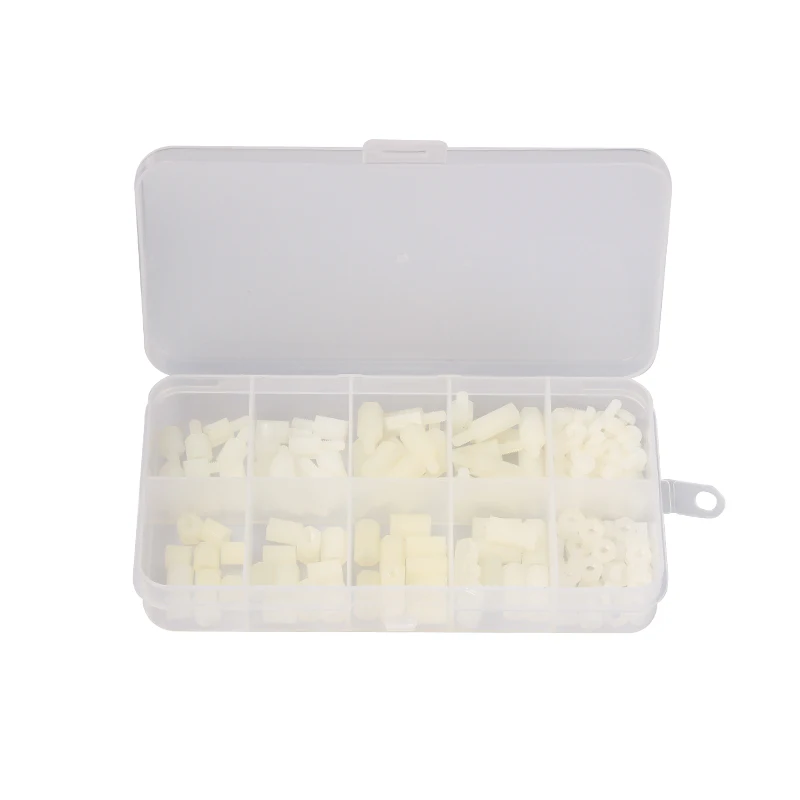 180Pcs M3 Female&Male Hex Nylon Standoff Spacer Column For PCB Motherboard Fixed Plastic Spacing Screws Set
180Pcs M3 Female&Male Hex Nylon Standoff Spacer Column For PCB Motherboard Fixed Plastic Spacing Screws Set
