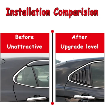 Vent Decal Cover For Toyota Camry 2018 ABS Rear Quarter Panel Window Side Louvers Matte Black/ Glossy Black/ Carbon Fiber Color
Vent Decal Cover For Toyota Camry 2018 ABS Rear Quarter Panel Window Side Louvers Matte Black/ Glossy Black/ Carbon Fiber Color