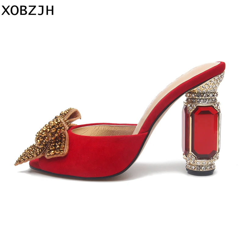 Womens Summer Butterfly Shoes Luxury Brand Crystal Red Sandals Wedding 2019 Ladies Stripper Open Toe High Heels Shoes Woman US11
Womens Summer Butterfly Shoes Luxury Brand Crystal Red Sandals Wedding 2019 Ladies Stripper Open Toe High Heels Shoes Woman US11