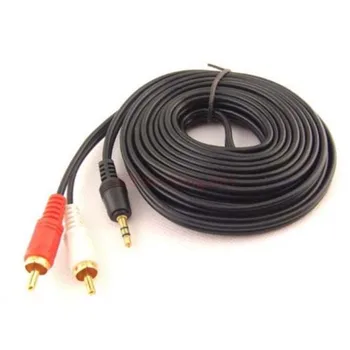 3M 10ft Audio 3.5mm Mini Jack AUX Male To 2 RCA Female Stereo Phono Speaker Cable AV RCA Cable 3.5 mm to 2 RCA Audio Video Cord
3M 10ft Audio 3.5mm Mini Jack AUX Male To 2 RCA Female Stereo Phono Speaker Cable AV RCA Cable 3.5 mm to 2 RCA Audio Video Cord