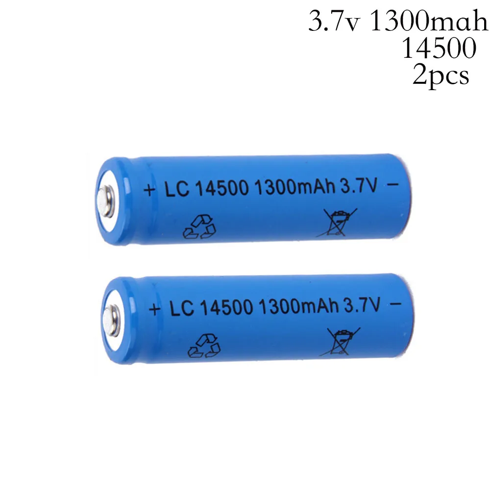 Superior Quality 14500 battery 3.7V 1300mAh rechargeable li-ion battery for Led flashlight batery litio battery Newest 2pcs/lot
Superior Quality 14500 battery 3.7V 1300mAh rechargeable li-ion battery for Led flashlight batery litio battery Newest 2pcs/lot