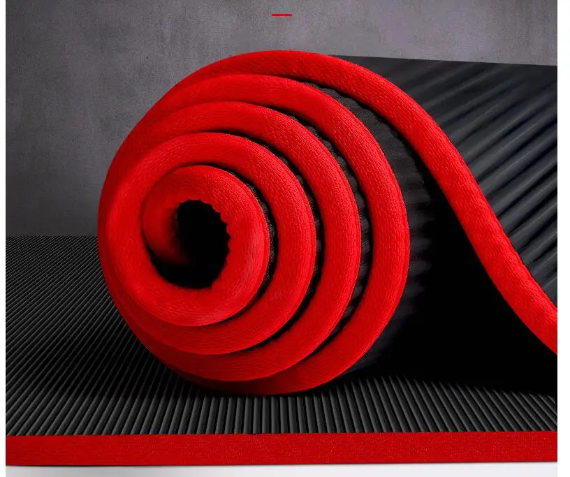 10MM Extra Thick 183cmX61cm NRB Non-slip Yoga Mats For Fitness Tasteless Pilates Gym Exercise Pads with Bandages
10MM Extra Thick 183cmX61cm NRB Non-slip Yoga Mats For Fitness Tasteless Pilates Gym Exercise Pads with Bandages