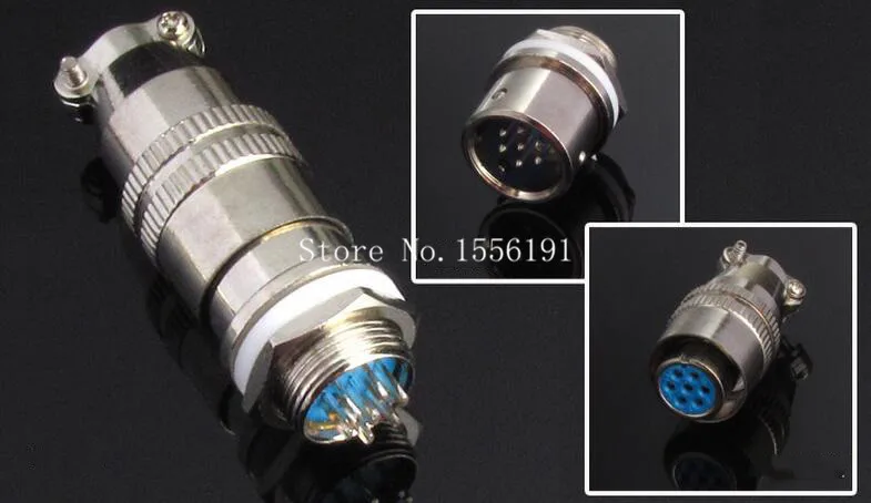 5 sets/kit 7 PIN 12mm XS12-7 Screw Aviation Connector Plug,XS12J7Y,XS12K7P,The aviation plug Cable connectors,AC/DC circuit
5 sets/kit 7 PIN 12mm XS12-7 Screw Aviation Connector Plug,XS12J7Y,XS12K7P,The aviation plug Cable connectors,AC/DC circuit