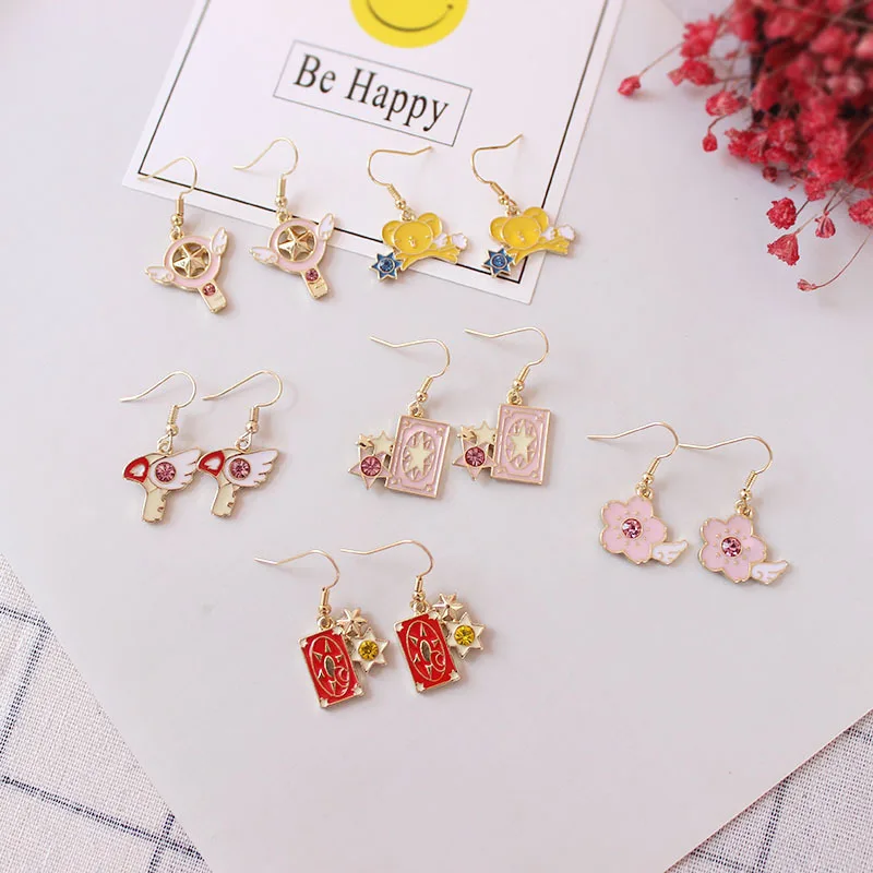 11style Anime Action Figure Card Captor Sakura Printed Alloy Fashion Cherry Blossomsbirds Head Star Kero Shape Heart Earring New
11style Anime Action Figure Card Captor Sakura Printed Alloy Fashion Cherry Blossomsbirds Head Star Kero Shape Heart Earring New