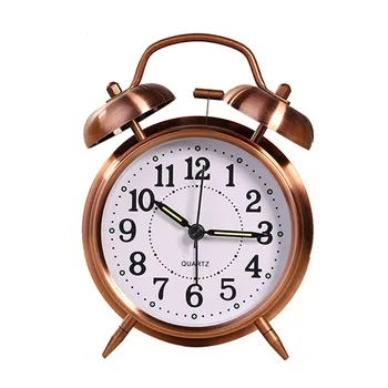 Retro Analogue Alarm Clock Double Bell Vintage Quartz Clocks with Night Light for Bedroom XHC88
Retro Analogue Alarm Clock Double Bell Vintage Quartz Clocks with Night Light for Bedroom XHC88