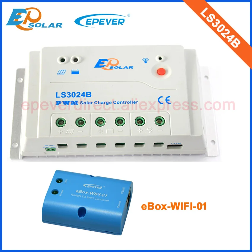 Charge battery controller 30A 30amp LS3024B for solar panel home system with wifi connect function APP use
Charge battery controller 30A 30amp LS3024B for solar panel home system with wifi connect function APP use