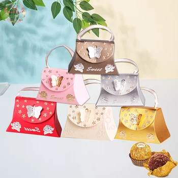 25pcs Bronzing Flower Rose Candy Box Laser Cut Butterfly Portable Box Wedding Party Gift Box Birthday Party Decoration Kids
25pcs Bronzing Flower Rose Candy Box Laser Cut Butterfly Portable Box Wedding Party Gift Box Birthday Party Decoration Kids