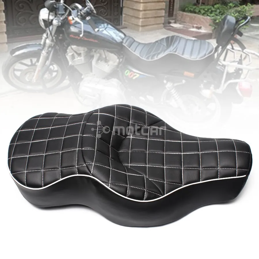 Black Motorcycle Solo Thicker Square Leather+Soft Foam Style Rear Pillion Low-Pro Seat for Harley XL883 XL1200 N Sportster 05-13
Black Motorcycle Solo Thicker Square Leather+Soft Foam Style Rear Pillion Low-Pro Seat for Harley XL883 XL1200 N Sportster 05-13