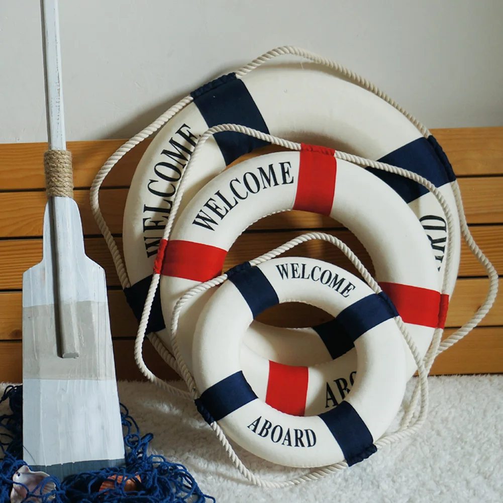 Umiwe Navy Style Lifebuoy Home Decor Nautical Welcome Aboard Decorative Ring Room Bar Home Decoration
Umiwe Navy Style Lifebuoy Home Decor Nautical Welcome Aboard Decorative Ring Room Bar Home Decoration