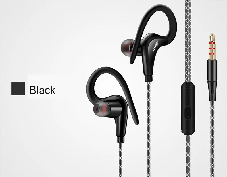 Chiclits In-ear Earphone with Microphone Sport Bass Headset 3.5mm Hanging Ear Type Earbud for iPhone Xiaomi Samsung (17)