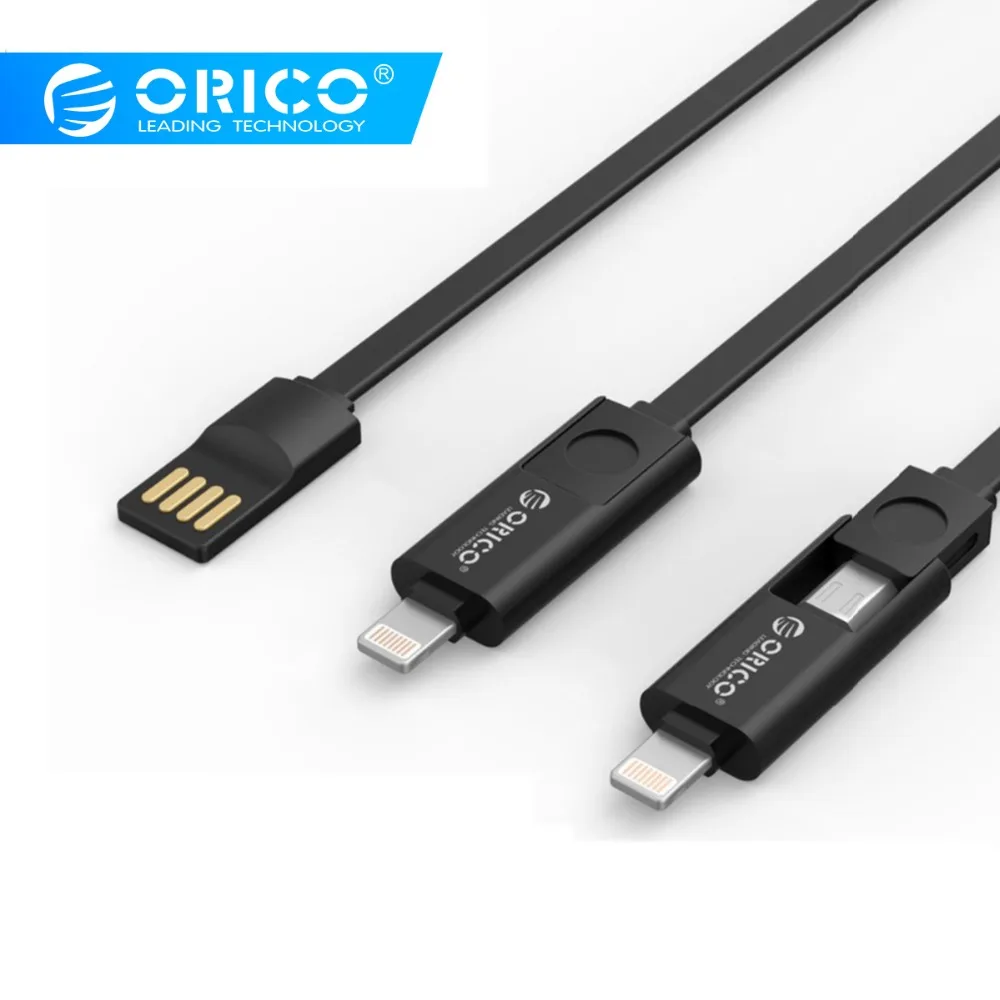 ORICO Micro USB Charger Cable with Lighting Data Sync Cable for iPhone iPad Samsung Xiaomi Huawei Meizu Android 100cm
ORICO Micro USB Charger Cable with Lighting Data Sync Cable for iPhone iPad Samsung Xiaomi Huawei Meizu Android 100cm