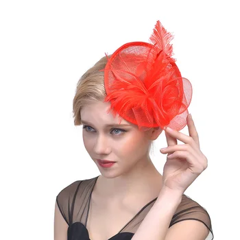 Womens Fedora Hair fascinator Hat Feather Gauze Mesh Net Hair Clip Hairpin for Cocktail tea party Wedding Church Kentucky Derby
Womens Fedora Hair fascinator Hat Feather Gauze Mesh Net Hair Clip Hairpin for Cocktail tea party Wedding Church Kentucky Derby