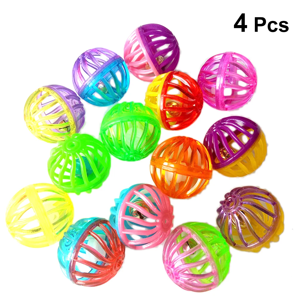 4Pcs Plastic Bells Plastic Durable Nontoxic Assorted Color Portative Plastic Bells for Kitten Puppy Cats Small Pets
4Pcs Plastic Bells Plastic Durable Nontoxic Assorted Color Portative Plastic Bells for Kitten Puppy Cats Small Pets