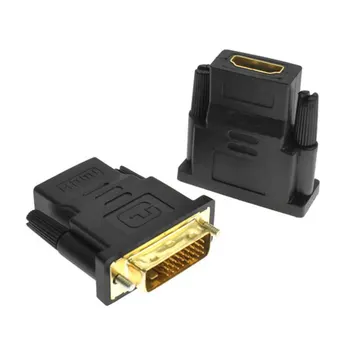 New Hot 2 Pcs 24+1 Pin DVI-D Male To HDMI Female 19 Pins Adapter HD HDTV Monitor Display Converter 8 @88
New Hot 2 Pcs 24+1 Pin DVI-D Male To HDMI Female 19 Pins Adapter HD HDTV Monitor Display Converter 8 @88