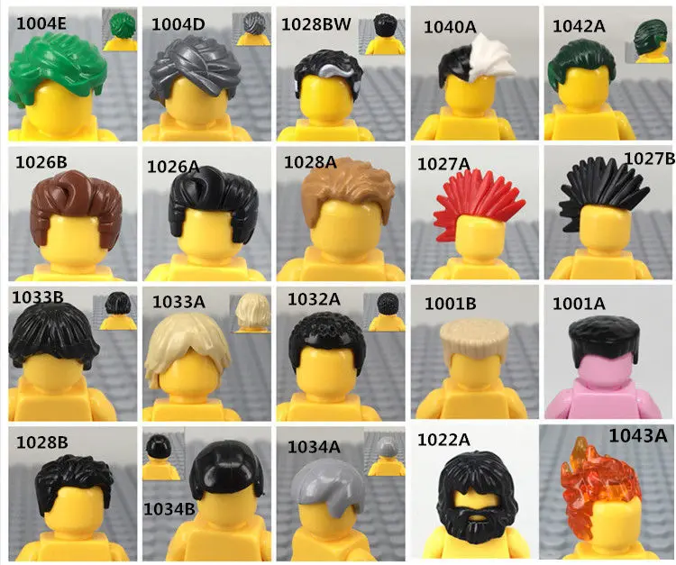 10pcs\lot MOC Male Hair Black Short Hair Brown Long Hair Model Action Figure Toy Kids Educational Building Blocks Assembled Toys
10pcs\lot MOC Male Hair Black Short Hair Brown Long Hair Model Action Figure Toy Kids Educational Building Blocks Assembled Toys