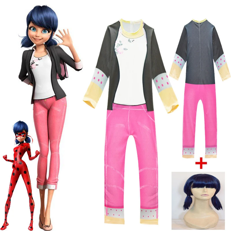 2018 kids Ladybug Costume Girls Marinette Jumpsuits Kids Halloween Fancy Party Costumes Lady Bug Cosplay Body Suit Girls Wig
2018 kids Ladybug Costume Girls Marinette Jumpsuits Kids Halloween Fancy Party Costumes Lady Bug Cosplay Body Suit Girls Wig