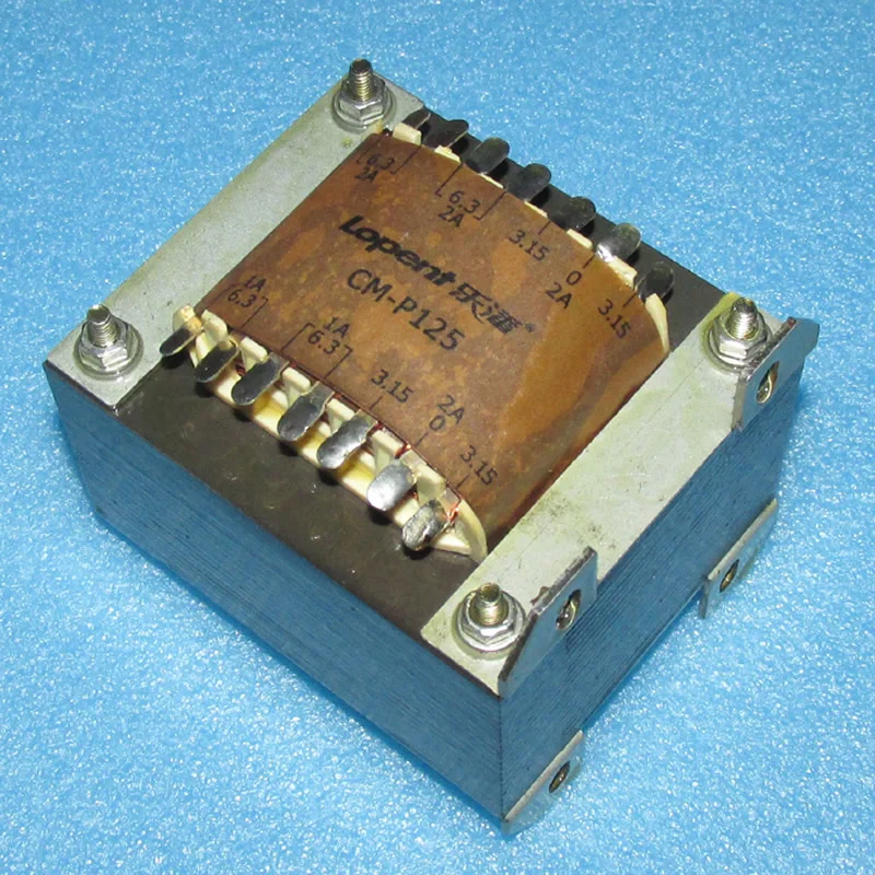 Lepan CM-P125 with 120W EI 86 iron core quality multi-purpose power transformer Suitable for most bile preamps
Lepan CM-P125 with 120W EI 86 iron core quality multi-purpose power transformer Suitable for most bile preamps