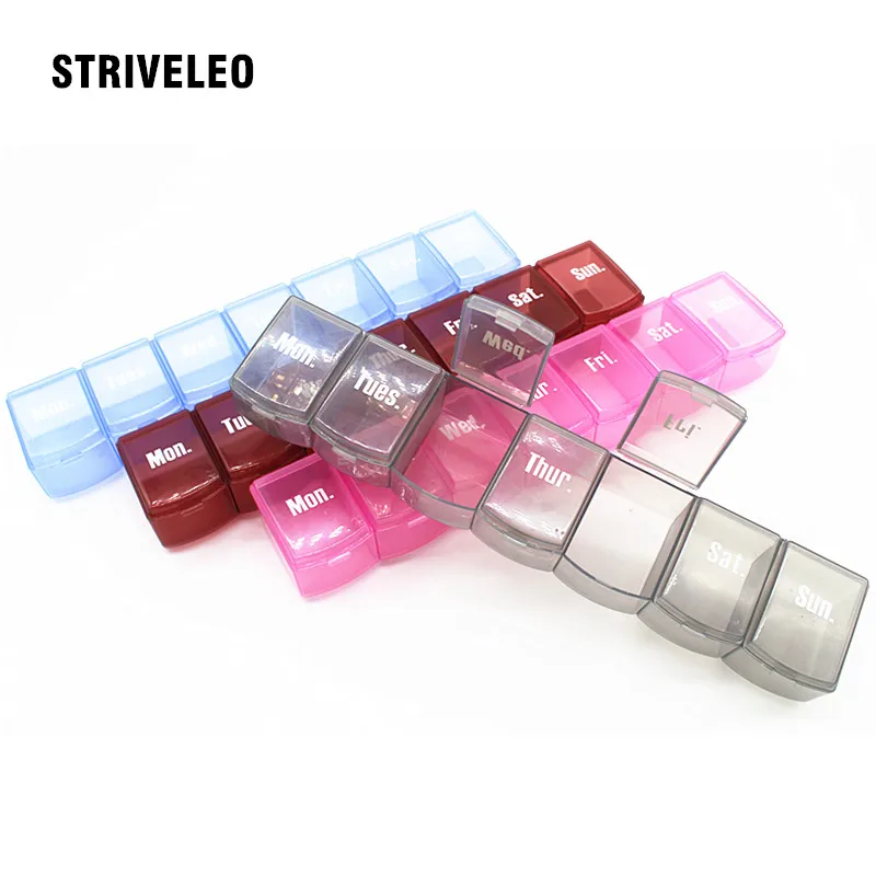 High Capacity 7 Days Weekly Tablet Pill Medicine Box Holder Storage Container Case Pill Box Splitters 4 Colors
High Capacity 7 Days Weekly Tablet Pill Medicine Box Holder Storage Container Case Pill Box Splitters 4 Colors