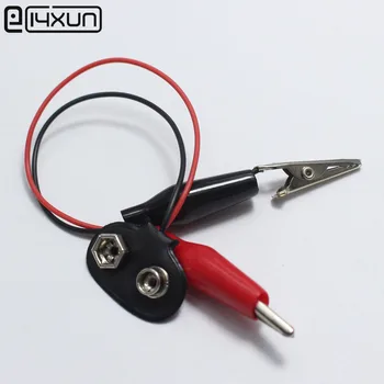 1pcs Experimental 9V Battery Snap Power Cable Testing Line Adapter battery clasp to Alligator Clip Connector 15cm
1pcs Experimental 9V Battery Snap Power Cable Testing Line Adapter battery clasp to Alligator Clip Connector 15cm