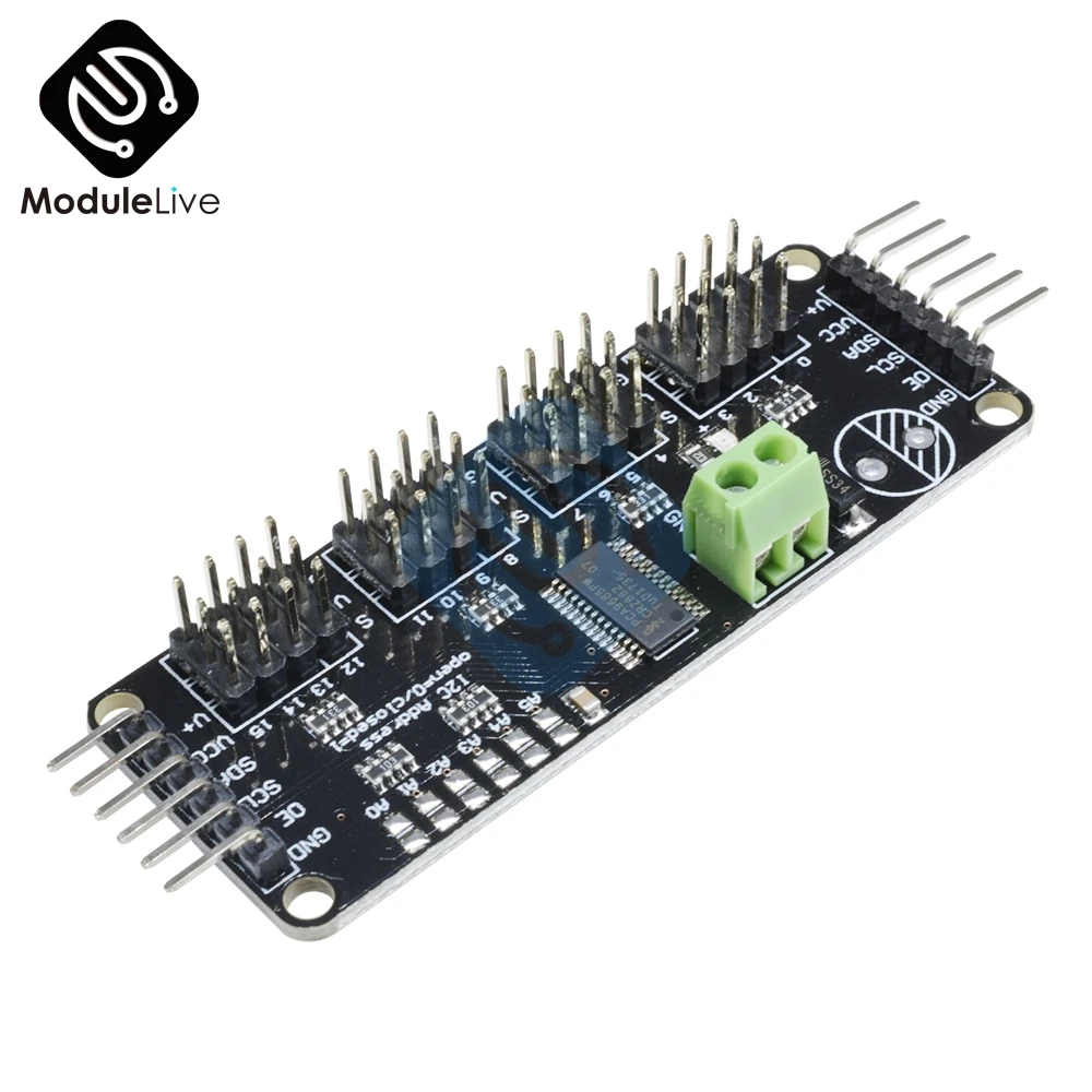 16 канальный 12 битный PWM сервопривод PCA9685 модуль для Arduino Raspberry Pi щит сделай сам