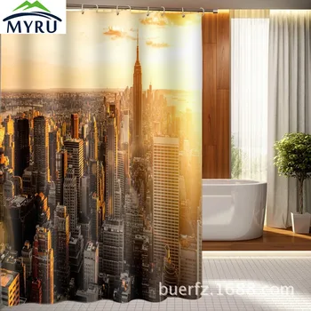 Manhattan architecture individuality 3D printing bath room curtain unique shower curtains free shipping
Manhattan architecture individuality 3D printing bath room curtain unique shower curtains free shipping