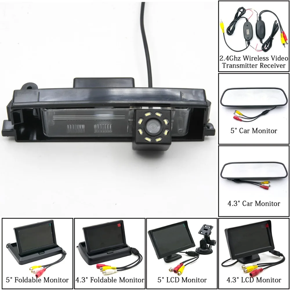 8LED Car Parking Rear View Camera 4.3" 5" Mirror Monitor Wireless For Toyota RAV4 RAV 4 Auris E180 Etios Citroen C1 Peugeot 108
8LED Car Parking Rear View Camera 4.3" 5" Mirror Monitor Wireless For Toyota RAV4 RAV 4 Auris E180 Etios Citroen C1 Peugeot 108