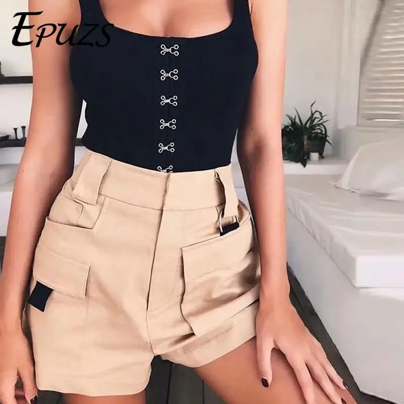 black High waist shorts for women summer casual biker shorts korean style women fashion short pants women 2019
black High waist shorts for women summer casual biker shorts korean style women fashion short pants women 2019