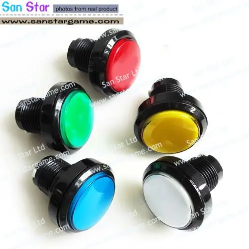 10 pcs of 37mm Round Illuminated Arcade button for arcade game machine / Arcade parts
10 pcs of 37mm Round Illuminated Arcade button for arcade game machine / Arcade parts