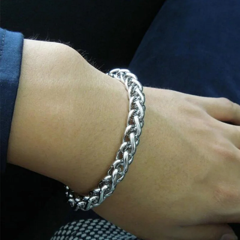 Fashion diameter 3-6 mm Men steel Wristband Silvery Basket Link Chain Men Bracelets Fashion Jewelry
Fashion diameter 3-6 mm Men steel Wristband Silvery Basket Link Chain Men Bracelets Fashion Jewelry