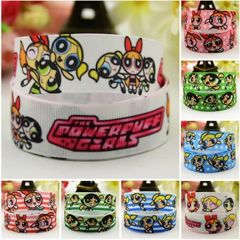 7/8'' 22mm,1" 25mm,1-1/2" 38mm,3" 75mm Powerpuff Girls Cartoon Character printed Grosgrain Ribbon party decoration 10 Yards
7/8'' 22mm,1" 25mm,1-1/2" 38mm,3" 75mm Powerpuff Girls Cartoon Character printed Grosgrain Ribbon party decoration 10 Yards