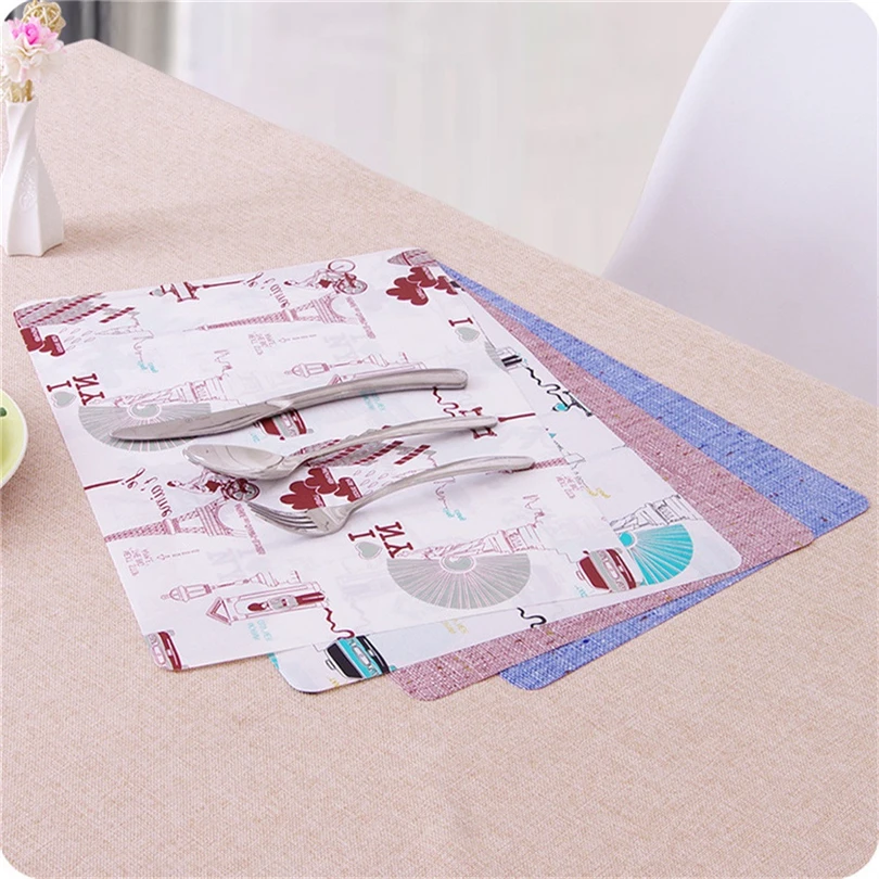 2019 Slip Waterproof PVC Coaster Mat Tablecloth Dining Table Cup Mat Anti-Slip Pad Bowl Mat Insulation Pads Placemat Decoration
2019 Slip Waterproof PVC Coaster Mat Tablecloth Dining Table Cup Mat Anti-Slip Pad Bowl Mat Insulation Pads Placemat Decoration