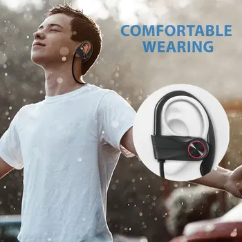IPX7 Waterproof Sports Bluetooth Headphones Bass HiFi Wireless Headset Stereo Earphones w/ Microphone for iPhone Samsung Huawei
IPX7 Waterproof Sports Bluetooth Headphones Bass HiFi Wireless Headset Stereo Earphones w/ Microphone for iPhone Samsung Huawei