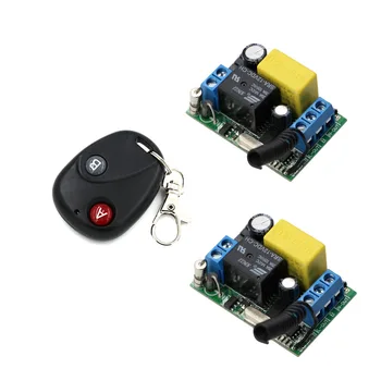Latest Wireless Remote Control Switch RF AC 220 V 1 Channel 2 piece Receiver with Cover & 1 piece Transmitter Self-lock Mode
Latest Wireless Remote Control Switch RF AC 220 V 1 Channel 2 piece Receiver with Cover & 1 piece Transmitter Self-lock Mode