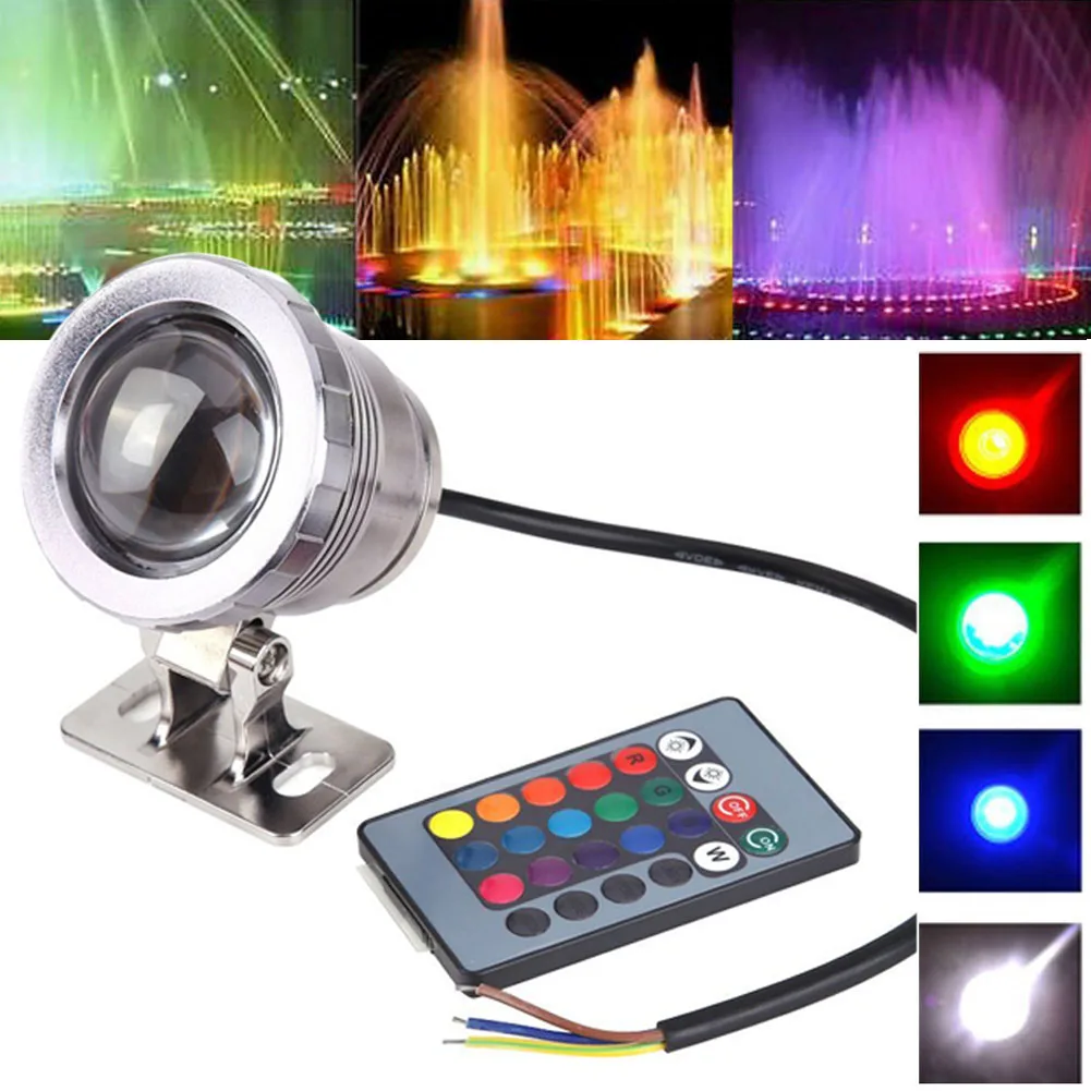 LED Light 10W RGB Underwater Waterproof Outdoor For Swimming Pool Pond Fountain ALI88
LED Light 10W RGB Underwater Waterproof Outdoor For Swimming Pool Pond Fountain ALI88