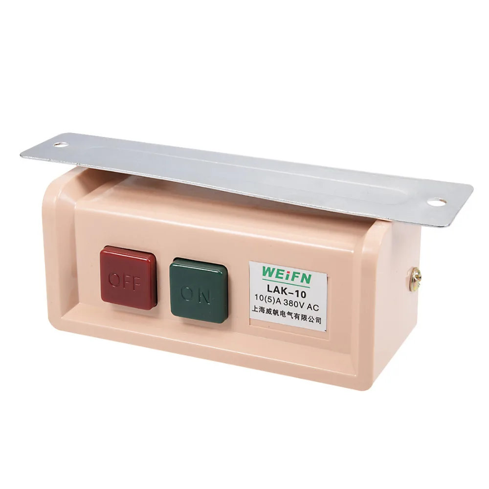 UXCELL Pushbutton Switch ON/OFF Industrial Sewing Machine Clutch Motor 2.2KW 7.5KW BS230B For Power Tools or Motor Start Stop
UXCELL Pushbutton Switch ON/OFF Industrial Sewing Machine Clutch Motor 2.2KW 7.5KW BS230B For Power Tools or Motor Start Stop