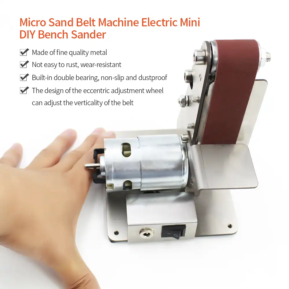 Electric Angle Grinder Belt Sander Metal Wood Sanding Belt For