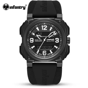 INFANTRY Military Watch Men Digital Quartz Mens Watches Top Brand Luxury 2020 Waterproof Army Sport Tactical Relogio Masculino
INFANTRY Military Watch Men Digital Quartz Mens Watches Top Brand Luxury 2020 Waterproof Army Sport Tactical Relogio Masculino