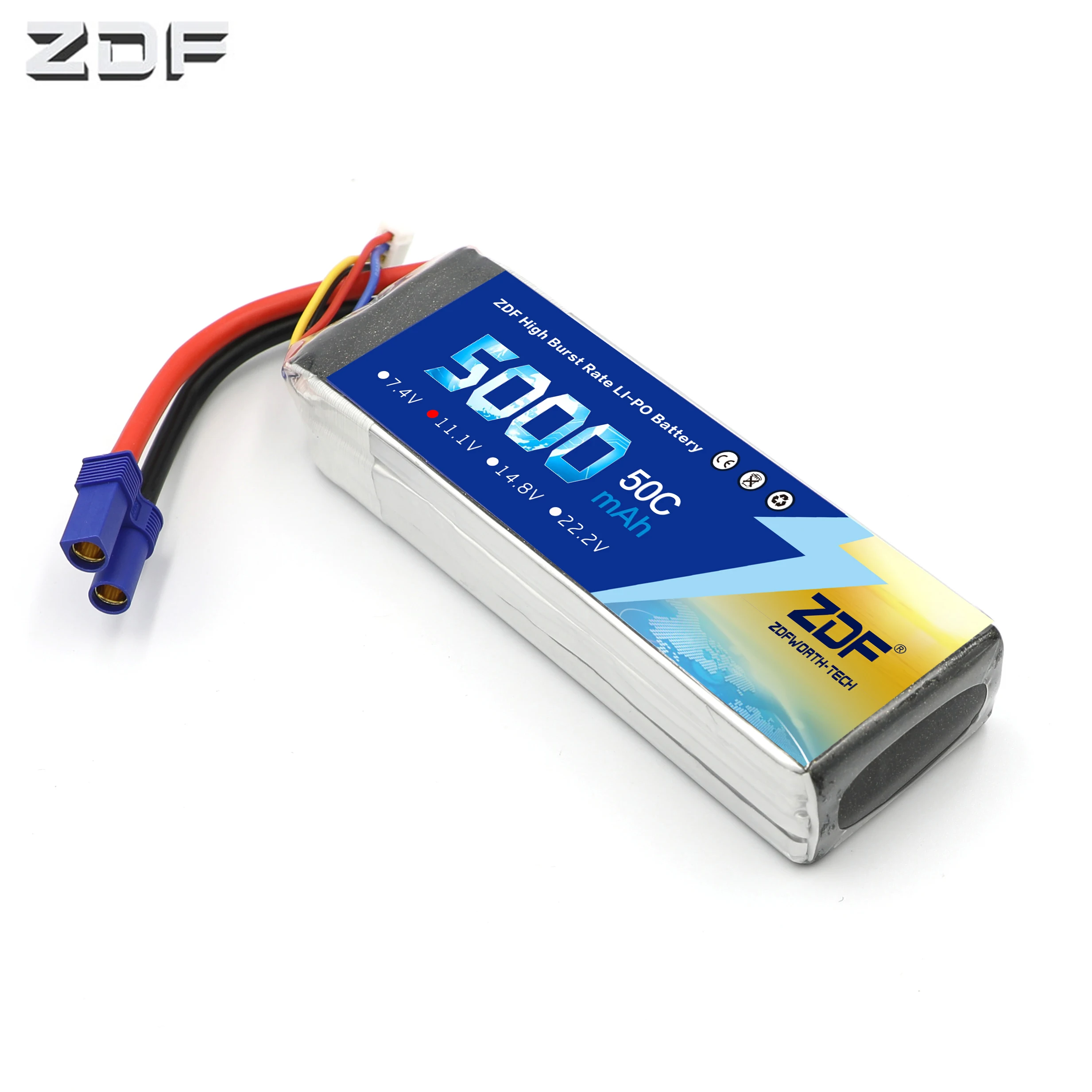 ZDF FPV 450 500 AKKU 11.1V 5000mAh 50C 100C 3S RC LiPo Battery For RC Helicopter Boat Traxxas Car Battery ARRMA Axial HPI E-revo
ZDF FPV 450 500 AKKU 11.1V 5000mAh 50C 100C 3S RC LiPo Battery For RC Helicopter Boat Traxxas Car Battery ARRMA Axial HPI E-revo