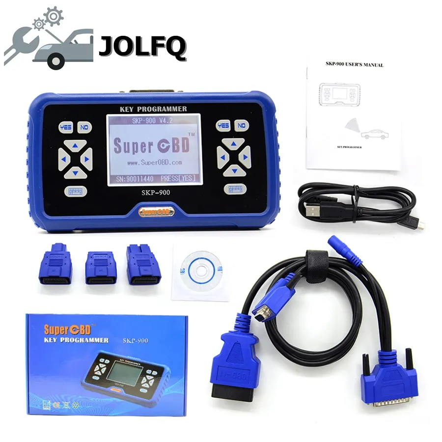 Latest Version v5.0 SuperOBD SKP-900 Key Programmer Super function SKP900 Auto Key Programmer Support Multi-brand Cars hot sales
Latest Version v5.0 SuperOBD SKP-900 Key Programmer Super function SKP900 Auto Key Programmer Support Multi-brand Cars hot sales